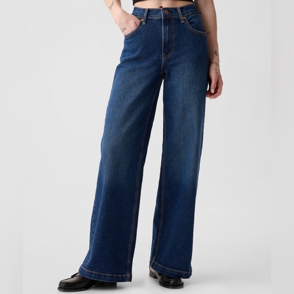 Gap Stride Wide Leg Jeans - Picture 1 of 6